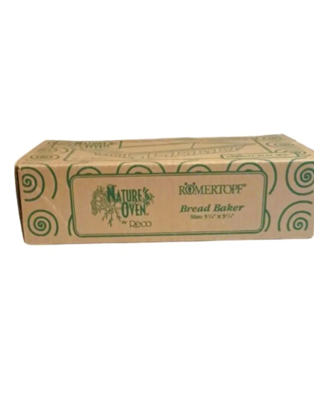 Romertopf Terra Cotta Clay Bread Baker Vintage 1995 Reco Bread Oven NEW